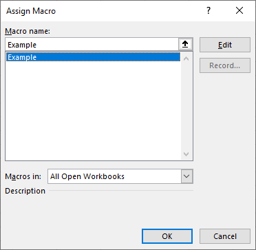 Assign Macro