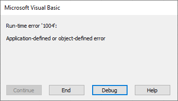 Runtime Error